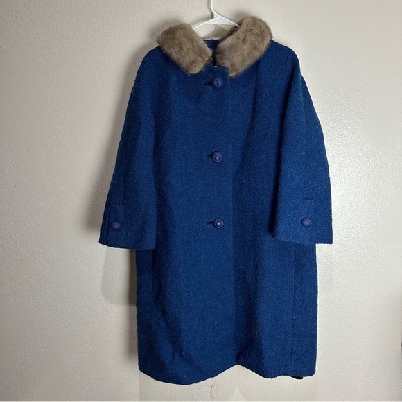 Jackets & Blazers - ILGWU Union Made Vintage Coat Blue Womens